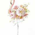 Floral Flamingo Ii